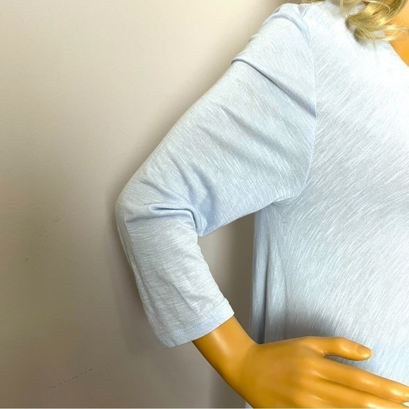 Philosophy V-Neck High-Low Blouse – Blue – Size Medium - Picture 3 of 11